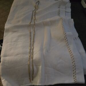 COPY: Gold Bar Link Long Chain Necklace